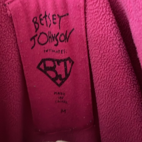 Betsy Johnson cheetah robe with hood size s/m - Picture 4 of 4